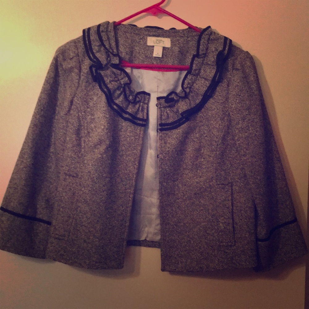 Ann Taylor Loft detailed blazer